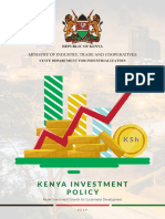 Kenya Investment Policy, 2019