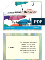 Culture's Infulence On Consumer Behaviour PDF