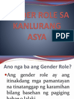 Gender Role Sa Kanlurang Asya