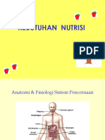 KEBUTUHAN  NUTRISI