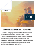 Morning Desert Safari