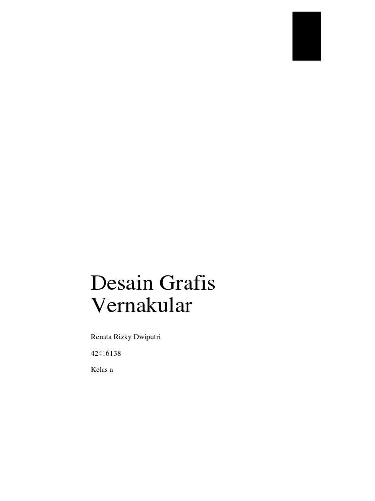 Desain Grafis Vernakular | PDF
