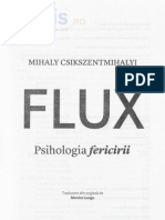 Flux. Psihologia Fericirii - Mihaly Csikszentmihalyi
