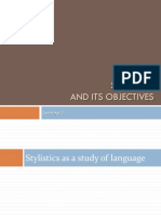 01 - Stylistics and its objectives.pptx