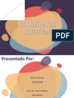 Modalidades Turísticas