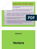 Lecture-1 (Vectors)