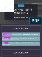 Reading and Writing Composition