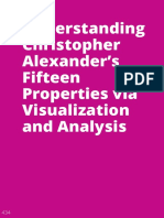 Understanding Christopher Alexander's Fifteen Properties Via Visualization and Analysis