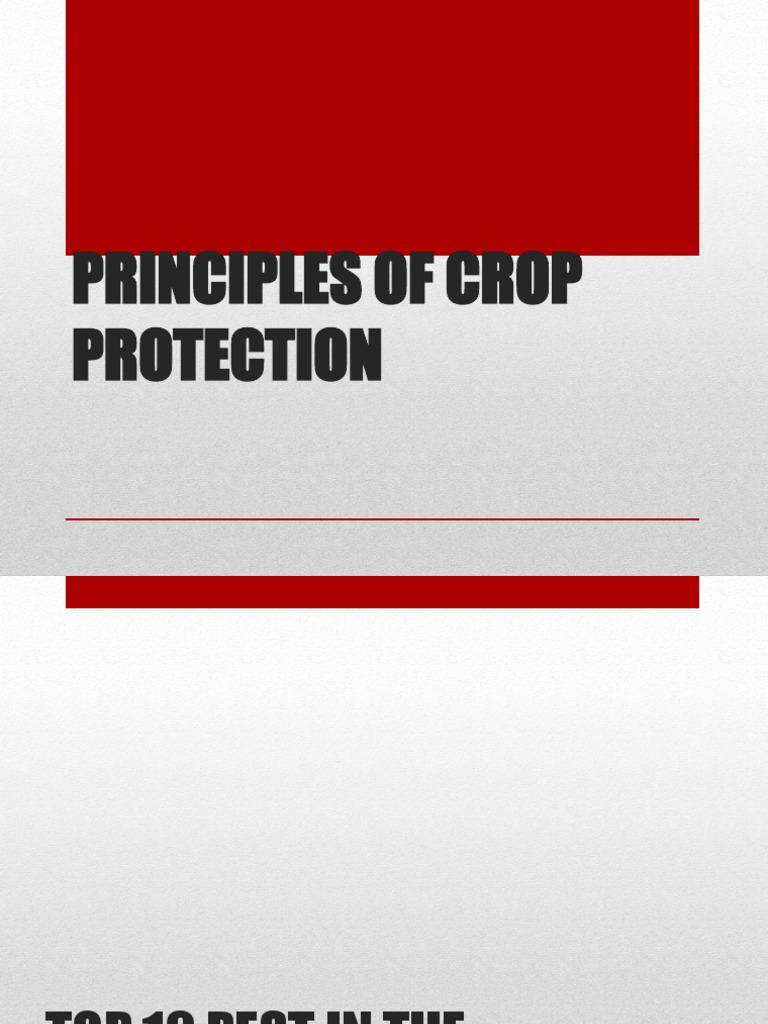 Principles of Crop Protection PDF