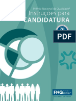 Instruções para Candidatura - PNQ