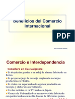 Beneficios Del Comercio Internacional e Interdependencia