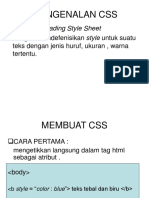 PENGENALAN CSS