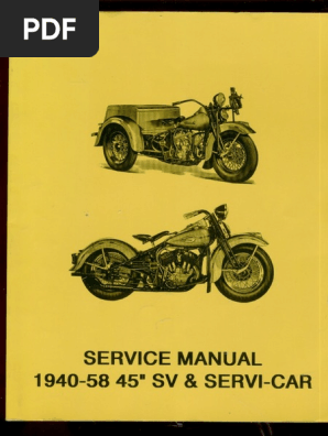 Harley-Davidson Service-Manual-1940-1958 PDF | PDF