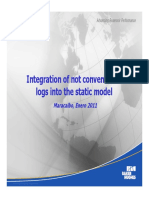 Integration of Not Conventional Logs in To Static Models