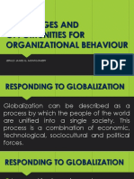 Challenges and Opportunities For Organizational Behaviour