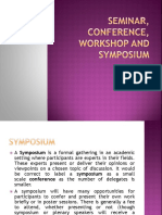 Symposium Conference