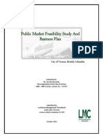 Public Market Feasibility Study And Business Plan For Vernon, BC