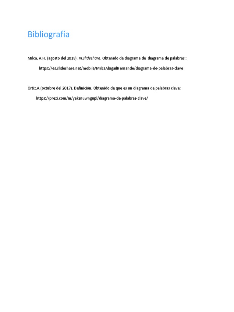 8 Diagrama de Palabras Clave PDF