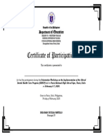 Certificates of Participation