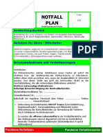 Notfallplan Pandemie