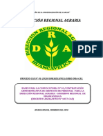Contratación Administrativa de Servicios de Personal para La Dirección Regional Agraria - Gobierno Regional de Huancavelica.