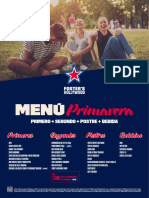 Menu Primavera 2019