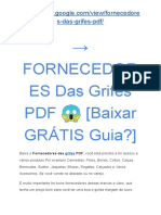 → FORNECEDORES Das Grifes PDF ? [Baixar GRÁTIS Guia?]