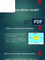 Gaussian Plume Model
