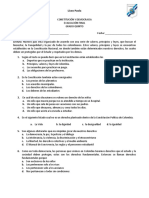 Evaluación Constitución Política y Democracia Grado 5°