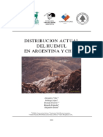 Distribucion Actual Del Huemul en Argent PDF
