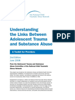 Understanding the Links Between Adolescent Trauma and Substance Abuse