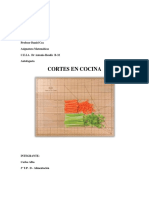 Cocina y Matemáticas