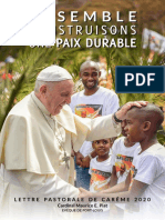 Carême 2020 : découvrez la lettre pastorale du cardinal Maurice E. Piat