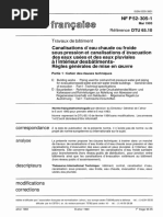 Dtu 60.11 | PDF | Code de la construction et de l'habitation | Robinet ...