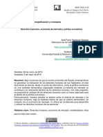 Derechos Humanos, Economía de Mercado y Política Económica