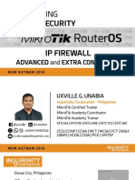Implementing Network Security With MikroTik RouterOS IP Firewall Advanced and Extra Conditions