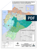 11 Mapa Ecuadorestaciones Meteorologicashidrologicas - Divisionregionesycuencas PDF