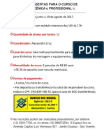 Curso de Luz - Informacoes PDF