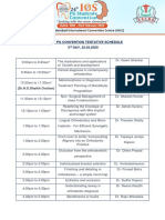 24th IOS PG Convention Tentative Schedule Day 3