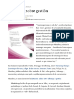 Mintzberg Sobre Gestión PDF