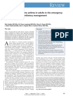 Management of Acute Asthma in Adults in The Emergency Department Nonventilatory Managemen PDF