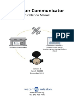 SatWater Communicator V3 With Water Meter (016035) Manual PDF