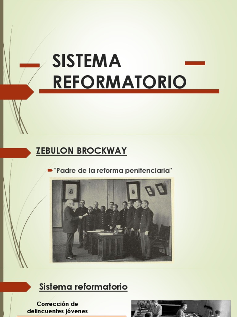 Sistema Reformatorio | PDF