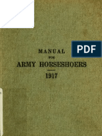 Manual For Army Horses Hoers 1917