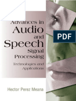 Advances in Audio and Speech Signal Processing - Technologies and Applications (Hector Perez-Meana) PDF