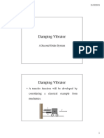 2nd order Damping vibrator Transfer function NS