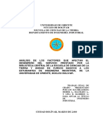 TesisANALISIS DE LOS FACTORES QUE AFECTAN EL DESEMPEÑO DEL SERVICIO PRESTADO POR LA BIBLIOTECA C PDF