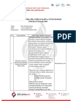 Penugasan Pra Pelatihan Karya Tulis Ilmiah Tingkat Dasar 2019