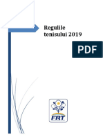 Regulile Tenisului 2019