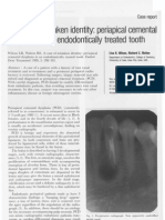 A Case of Mistaken Identity - Periapical Cemental Dysplasia in An Ally Treated Tooth